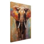 Artistic elephant canvas