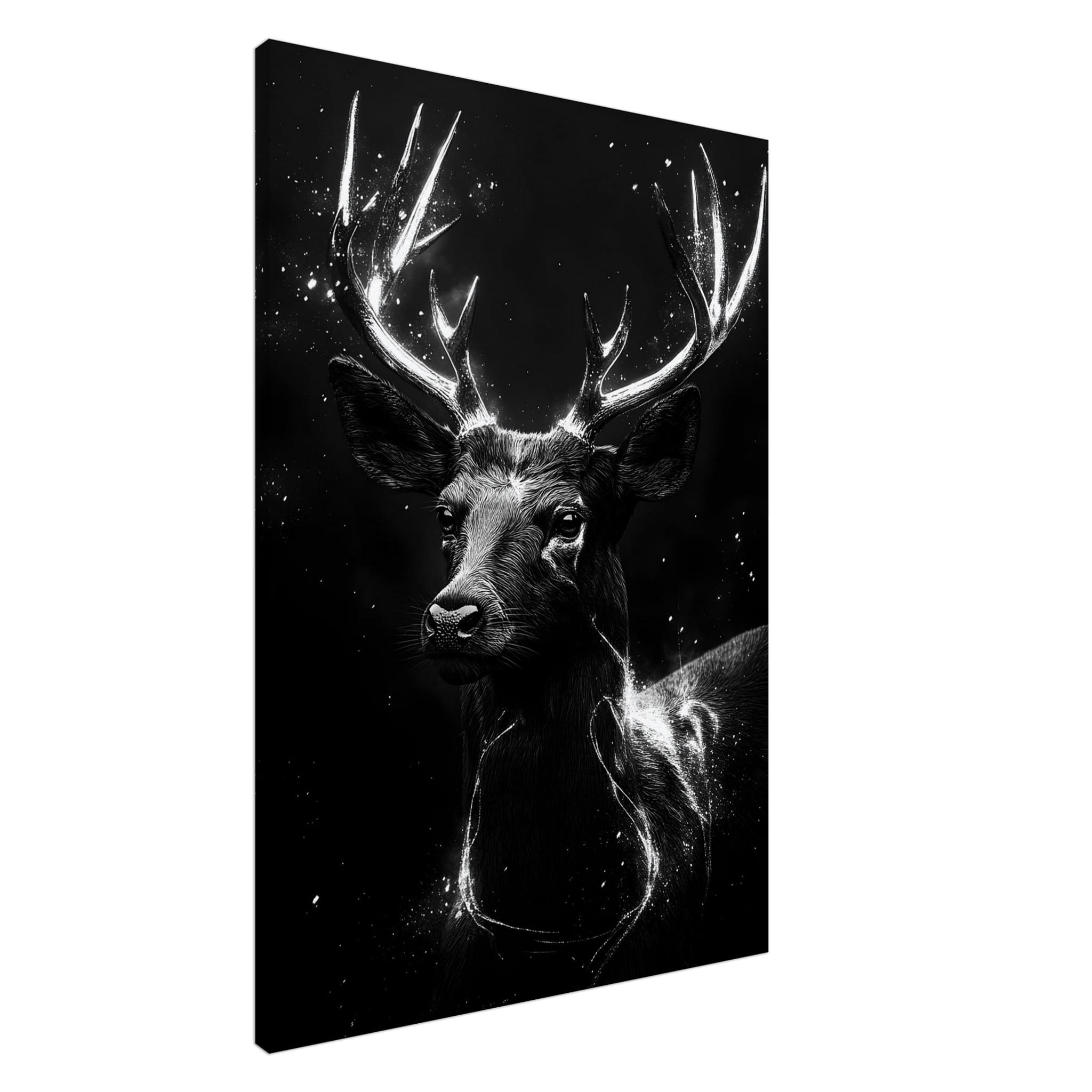 Deer portrait canvas