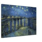 Vincent van Gogh - Starry night over the Rhône canvas